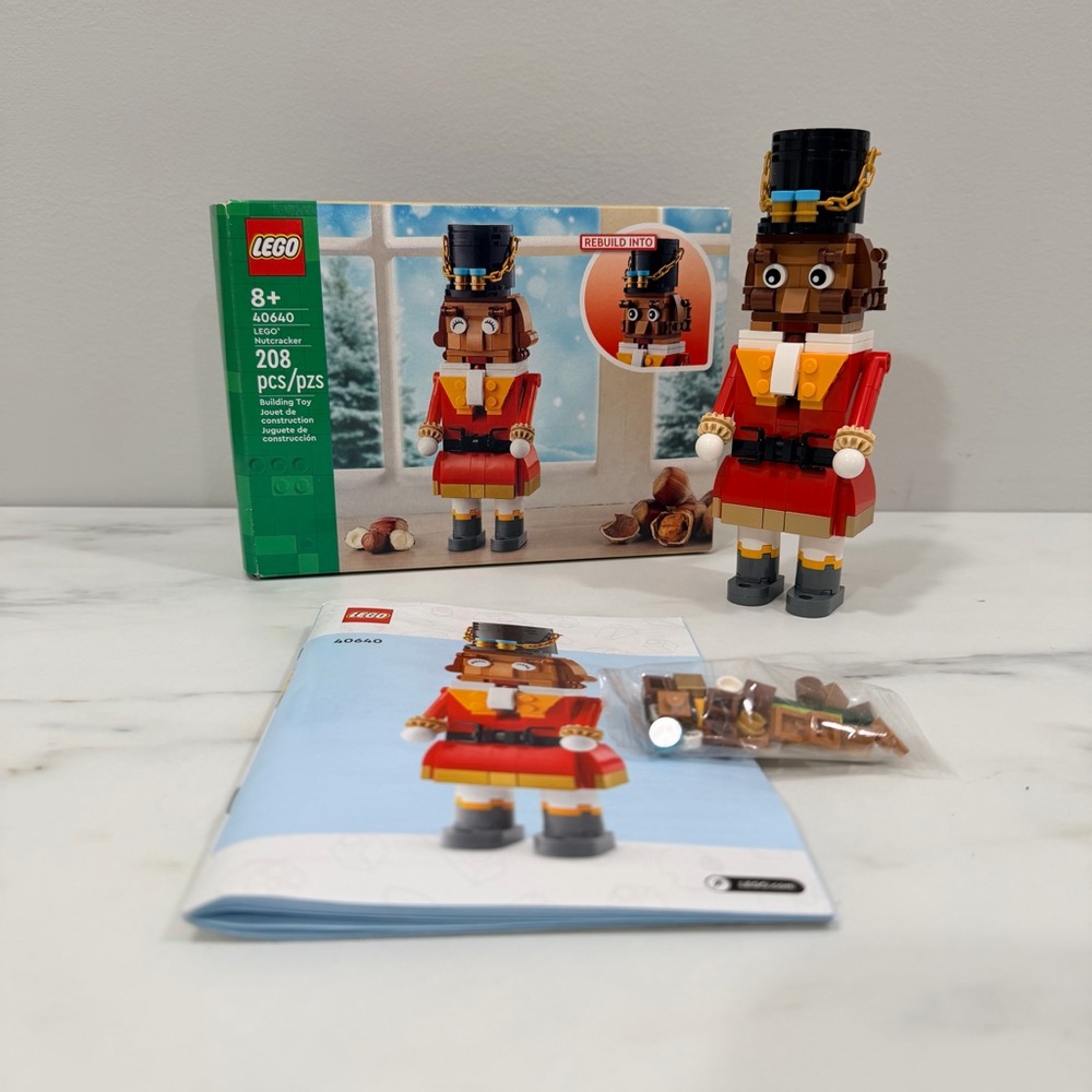 LEGO Nutcracker Christmas Holiday Building Toy 40640 Set 208 pcs - Open Box